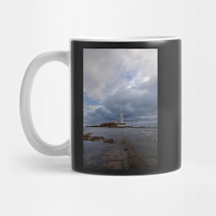 St Mary's Island reflections - Portrait Mug